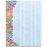 The Image Shop OLH596 Floral Fence Letterhead, 100 pack