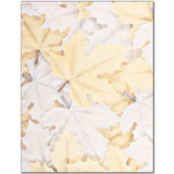 The Image Shop OLH620-25 Frozen Leaves Letterhead, 25 pack
