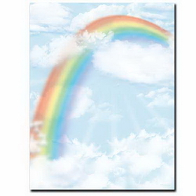 The Image Shop OLH625 Over the Rainbow Letterhead, 100 pack