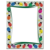 Colorful Ladybugs Letterhead - 100 pack