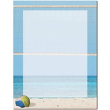 The Image Shop OLH721-25 Beach Volleyball Letterhead, 25 pack