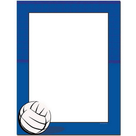 The Image Shop OLH724 Volleyball Letterhead, 100 pack