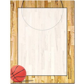 The Image Shop OLH727-25 Basketball Court Letterhead, 25 pack