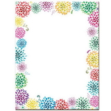 The Image Shop OLH960 Flower Burst Letterhead, 100 pack