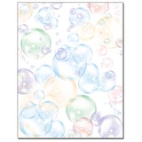 Floating Bubbles Letterhead - 25 pack