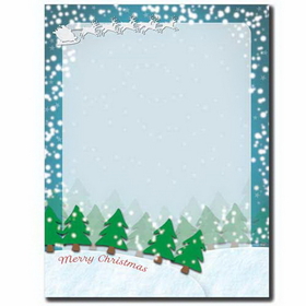 The Image Shop OLHX77-25 Merry Christmas To All Letterhead, 25 pack