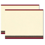 Provence Trifold Brochures, Blank Parchment Post Card, 65lb Cover