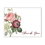 Vintage Bouquet Thank You Note Card, Blank Parchment Post Card, 65lb Cover