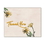 Rustic Daisies Thank You Note Card, Blank Parchment Post Card, 65lb Cover