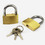 Muka Small Keyed Padlock Multicolor for Luggage/Diary/Gym Locker, 7/8 x 1 5/16 x 5/16 Inches