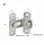 Muka 10 Pack Stainless Steel 90 Degree Gate Latch Heavy Duty Right Angle Pet Door Lock, 4"