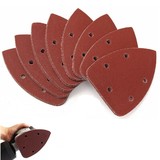 Muka 60 Pcs Mouse Detail Sandpaper Assorted 40/ 60/ 80/ 120/ 180/ 240 Grits Hook and Loop Sanding Paper