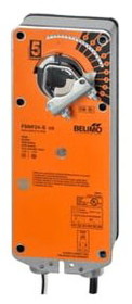 Belimo FSNF120-S Us 120v Fire & Smoke Actuator, 70in-lb, Spg Rtn, 350 Deg., 15 Sec. Cycle., Includes Aux. Switch