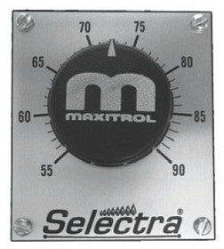 Maxitrol TD121A Selectra Remote Selector 80-130f Duct