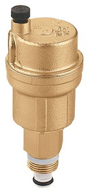 Caleffi 502710A 1/8" NPT. Male Automatic Air Vent with Check Valve 150 PSI 240F