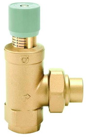 Caleffi 519502A Differential Bypass W/graduated scale Up To 9 Gpm 3/4" Npt