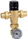 Caleffi 521519A 3/4" Sweat Lead Free Point of Dist. 3 Way Mixing Valve 85-150F Includes Adaptor and Gauge, Price/each