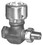 Honeywell VP525C1016 Pneumatic Radiator Valve 1/2" N.O. Straight Male Union 3-10 PSI 2.0 Cv, Price/each