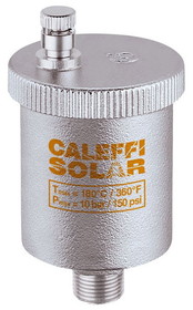 Caleffi 250041A Automatic air vent 1/2" NPT male, for solar systems