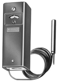 Honeywell L4008E1313 Remote Bulb Aquastat W/Manual Reset Breaks On Rise 100-200F 66" Cap. Special For Pa., Il., & Ky.
