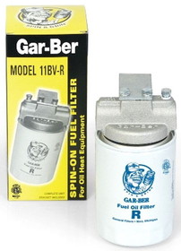 Gar-Ber Filters 11BV-R 10 GPH Oil Filter W/Bracket 3/8" X 3/8"