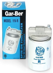Gar-Ber Filters 11V-R 45 Gph (Flow Rate) Oil Filter 3/8" X 3/8" In Line 10 Gph (Firing Rate) 1A10G