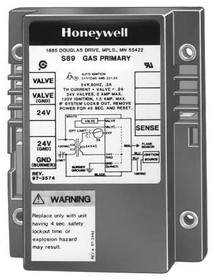 Honeywell S89E1058 Direct Spark Ignition Module For Gas Fired Atmospheric & Power Burners 4 Second Lockout Timing