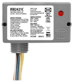 Rib Relays RIB2421C ENCLOSED RELAY 10AMP SPDT w/24Vac/dc/120-277VAC COIL -