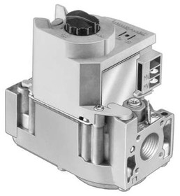 Honeywell VR8205C1024 24 Vac Dual Direct Ignition Natural Gas Valve with 1/2" x 1/2" inlet/outlet, step Opening and Full Rate: 3.5 in. wc; Step Setting: 1.2 in. wc pressure Regulator setting