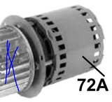 Reznor 148055 Venter Motor 115v 3000 RPM - Magnetek # JA1M213N FT100/125 Replaces 97738
