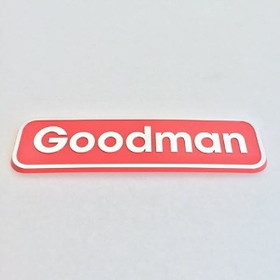 Goodman 0161R00092 Nameplate, Goodman Replaces 0161R00009P