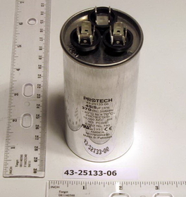 Rheem Furnace Parts 43-25133-06 Capacitor - 45/5/370 Dual Round REPLACES 43-26271-41