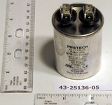 Rheem Furnace Parts 43-25136-05 Capacitor - 7.5/370 Single Round