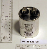 Rheem Furnace Parts 43-25136-08 Capacitor - 15/370 Single Round