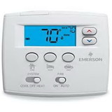 White-Rodgers 1F86EZ-0251 24v/millivolt Blue Easy Set Digital Non Programmable Thermostat With Three Temperature Pre-sets & Back Light 45-90F 1H-1C