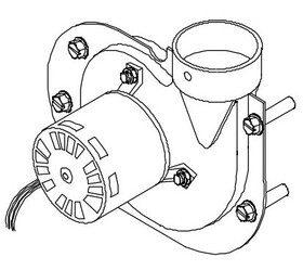 Heil Quaker/ICP 1085571 Draft Inducer Blower Venter
