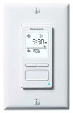 Honeywell PLS750C1000 120v Econoswitch TM 7 Day Programmable Wall Switch With Solar Timetable, Up To 21 On/Off Programs Per Day Replaces TI072-3W White