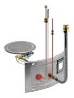 Rheem Water Heater Parts AM40925 Burner Assembly