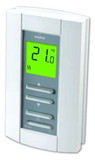 Honeywell TH114-A-240S-B 208/240V SPST Line Volt Manual Thermostat For Electric Heat In White With Backlit Display 40-86F