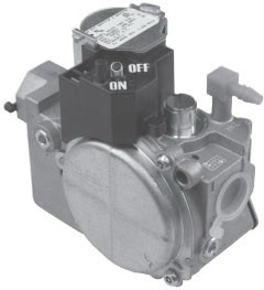 White-Rodgers 36G22-254 24v HSI/DSI 1/2" X 1/2" NPT Gas Valve, Straight Thru, Fast Opening, Inlet/Outlet Pressure Taps