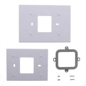 Honeywell THP2400A1027W White Coverplate Assembly For Use With The Prestige 2 Wire IAQ Thermostat, Includes Two Wall Plates