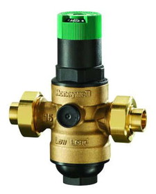 Honeywell DS06-101-LF 3/4" Female NOT. DS06 "Dialset" Low Lead Pressure Regulating Valve (PRV) - Union Body Only Max Inlet 250 PSI, 25-90 PSI Out