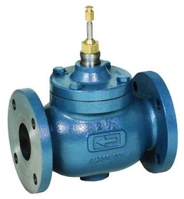 Nor'East Controls V5011A1858 4" Flanged 2 Way Steam/H2O Globe Valve 1-1/2" Stroke CV=160 13" Face To Face