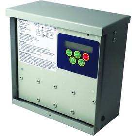 ICM Controls ICM493 Advanced Single Phase Line Voltage Monitor With A Bank Of Surge Arresters For Added Protection Against Lightning Strikes
