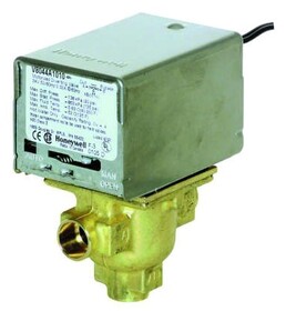 Honeywell V8044E1003 24v Zone Valve 1/2" Sweat 3 Way Diverting With Aux. Switch