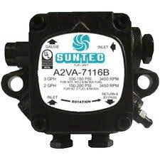 Suntec A2VA7116B " Bio Fuel " Pump 1 Stage 3450 RPM RH Rotation 3 GPH Max Lift Is 8' Includes Bypass Plug Replaces A2VA7116