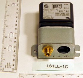 Baso Gas Products L61LL-1C Pilot Switch Spdt Auto Reset W/O 100% Shutoff Natural Gas Only