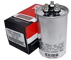 Carrier P291-4554RS RUN CAPACITOR ROUND 370V;DUAL 45/5MFD replaces P291-4553RS (m10)