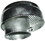 Firomatic V-2-S 1-1/4" Slip On Vent Cap With Screen 14037, Price/each