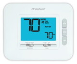 Braeburn 1030 Braeburn Economy Series Non-Programmable for Single Stage Conventional or Heat Pump with 4.4 sq in Display, Installer Lockout and Adjustable Temp Limits Replaces 1020